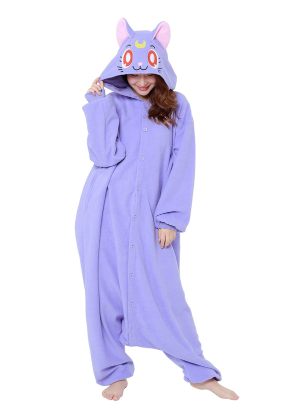 Sailor Moon Adult Luna Plus Size Kigurumi Costume