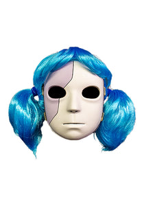 Adult Sally Face Wig and Mask Combo