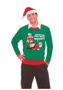 Santa Has Been Naughty Ugly Christmas Sweater