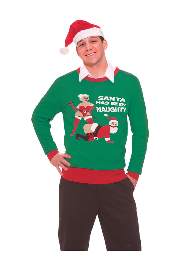 Santa Has Been Naughty Ugly Christmas Sweater