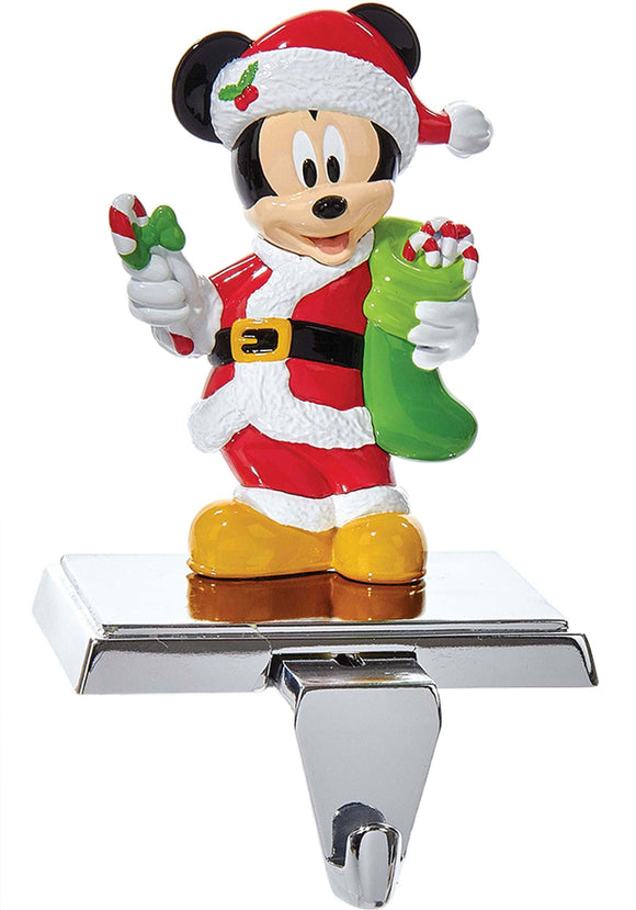 Santa Mickey Mouse Stocking Holder Decor