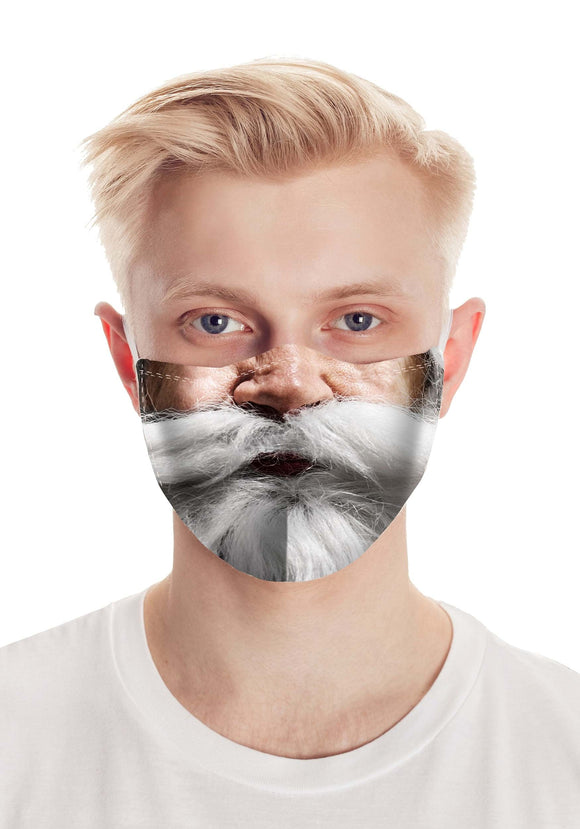 Santa Claus Beard Face Mask