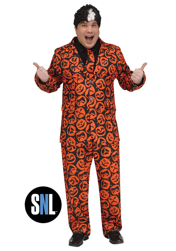 Saturday Night Live Adult Plus Size David S. Pumpkins Costume