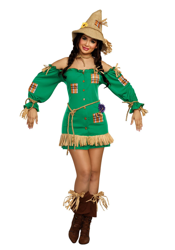 Saucy Scarecrow Costume for Women