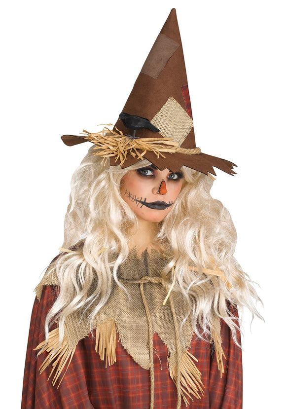 Scary Scarecrow Hat Adult