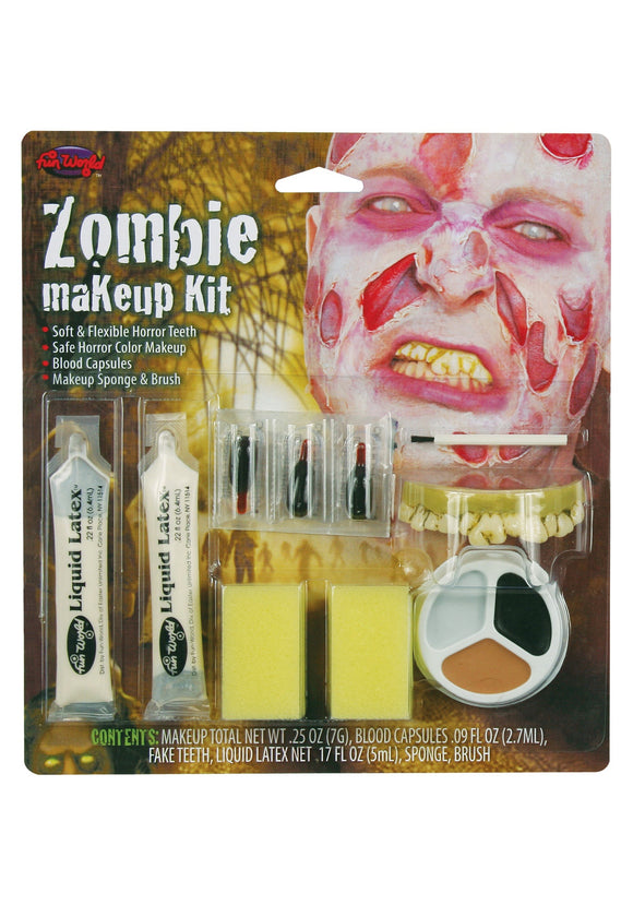 Fun World Scary Zombie Makeup Kit