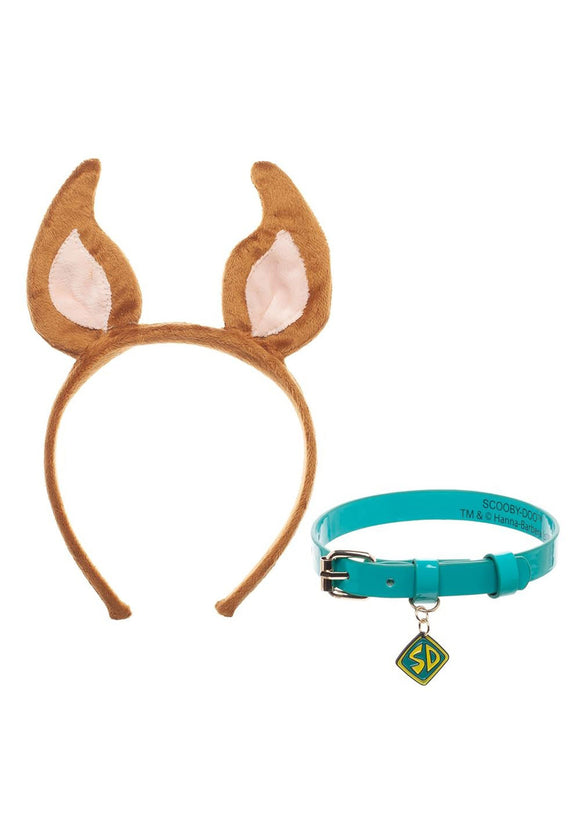 Scooby Doo Cosplay Collar and Headband Set
