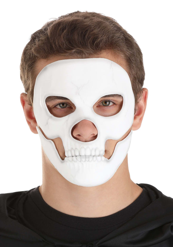 Self-Adhering Skeleton Mask with Separate Jaw Piece
