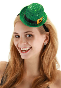 Mini Sequin Leprechaun Hat Headband