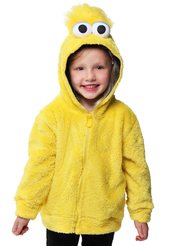 Sesame Street Big Bird Faux Fur Costume Hoodie for Kids