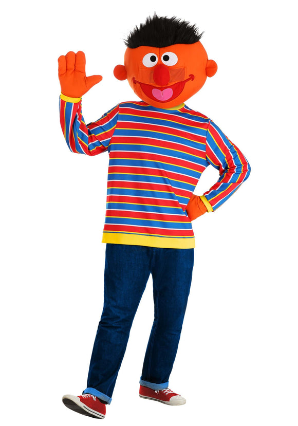 Men's Sesame Street Ernie Mascot Costume
