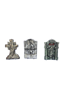 Set of Three Tombstones