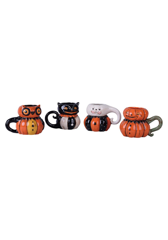 Johanna Parker Set of 4 Halloween Mugs
