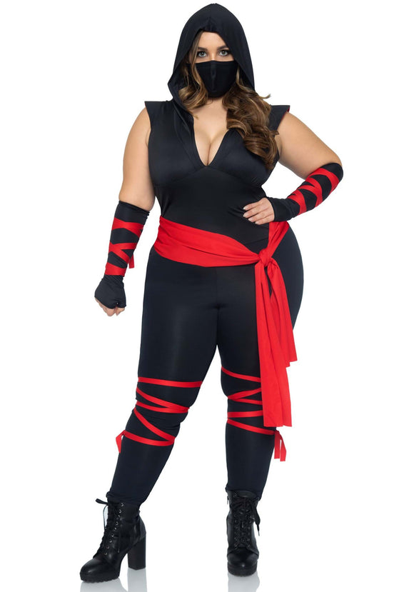 Plus Size Sexy Deadly Ninja Women's Costume