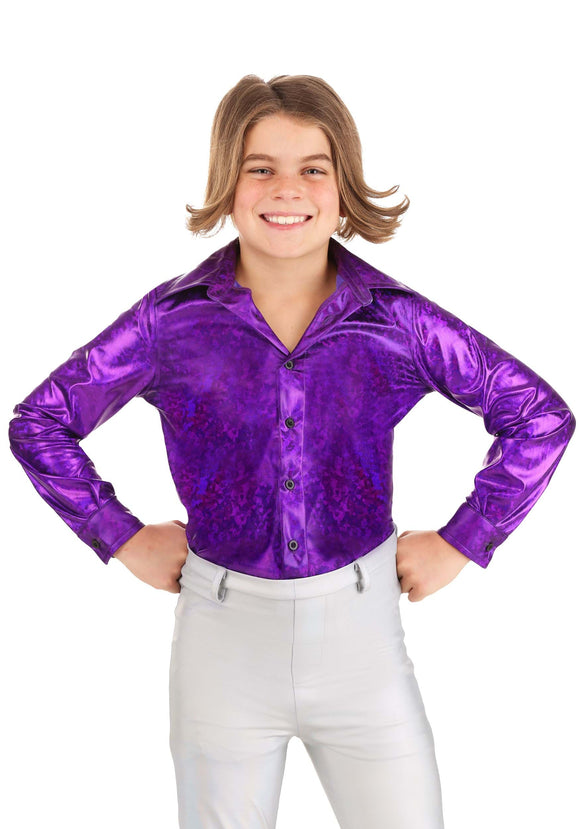 Kid's Shattered Glass Disco Shirt