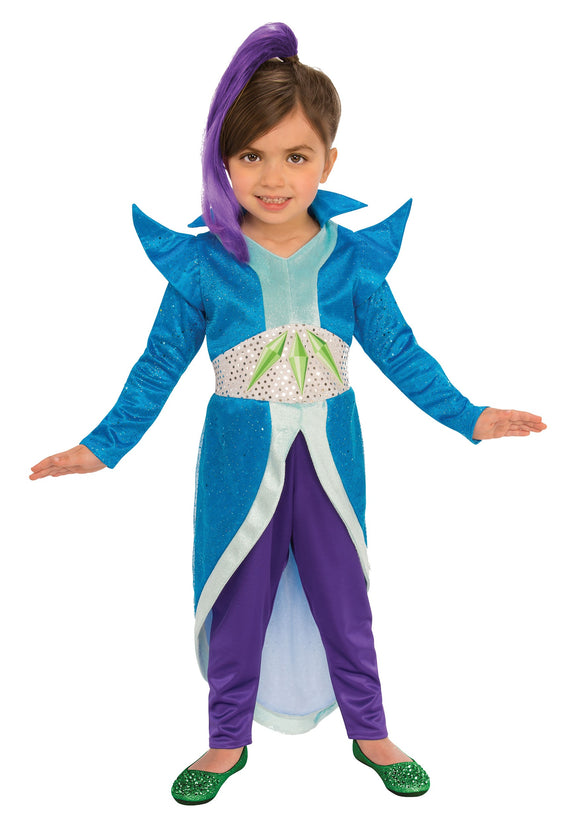 Shimmer and Shine Zeta Girl's Costume