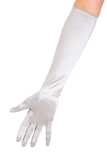 Silver Costume Gloves