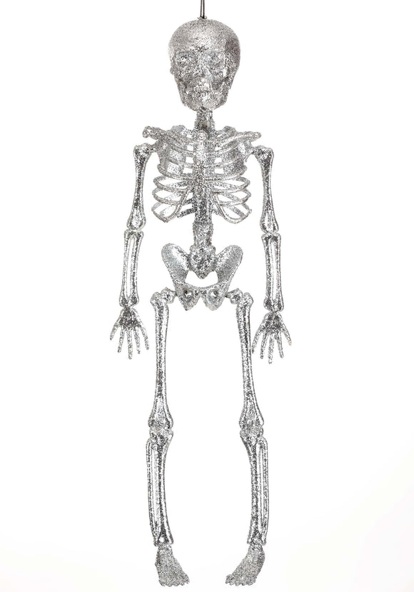 Silver Glitter Skeleton