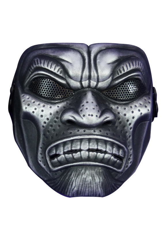 Adult Silver Samurai Warrior Mask