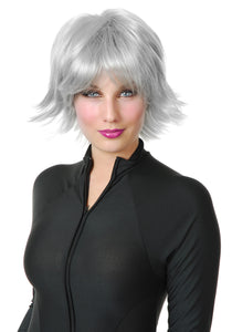 Silver Superhero Wig