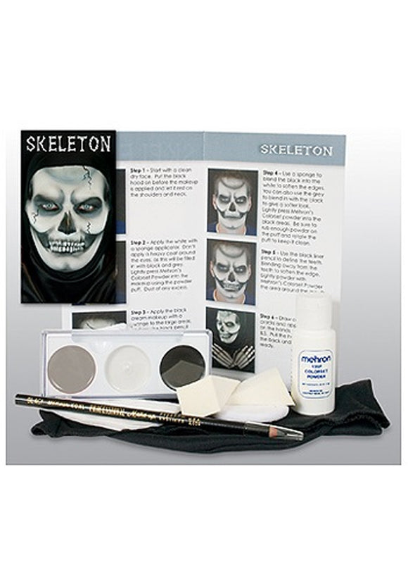 Mehron Skeleton Makeup Kit