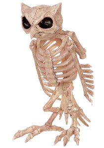 Owl Skeleton Halloween Decoration