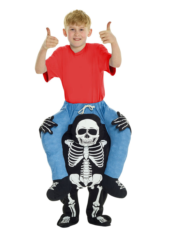 Skeleton Piggyback Costume for Kids