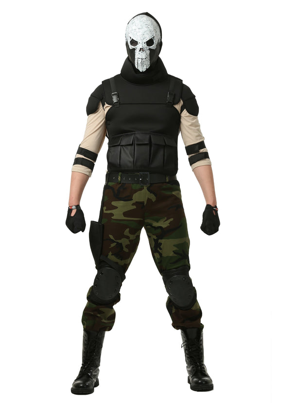 Adult Skull Military Man Costume