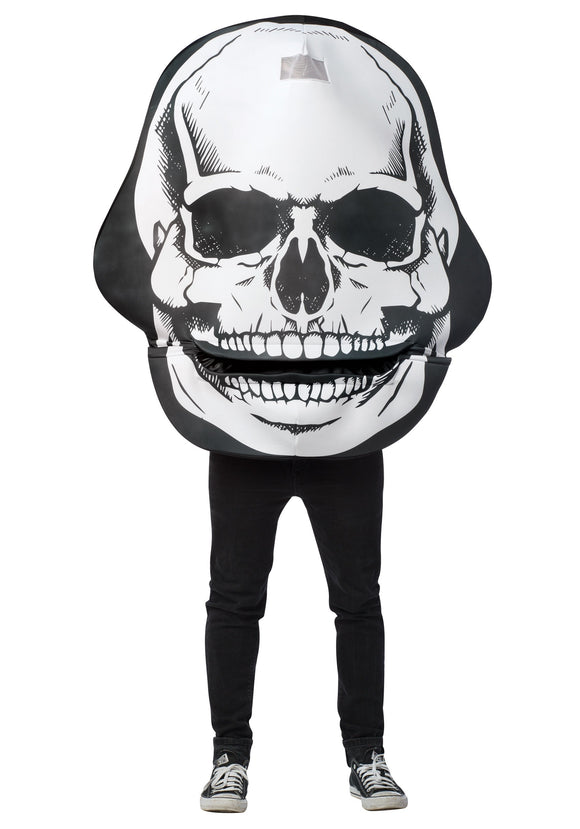 Skull Mouth Head Costume for Adults
