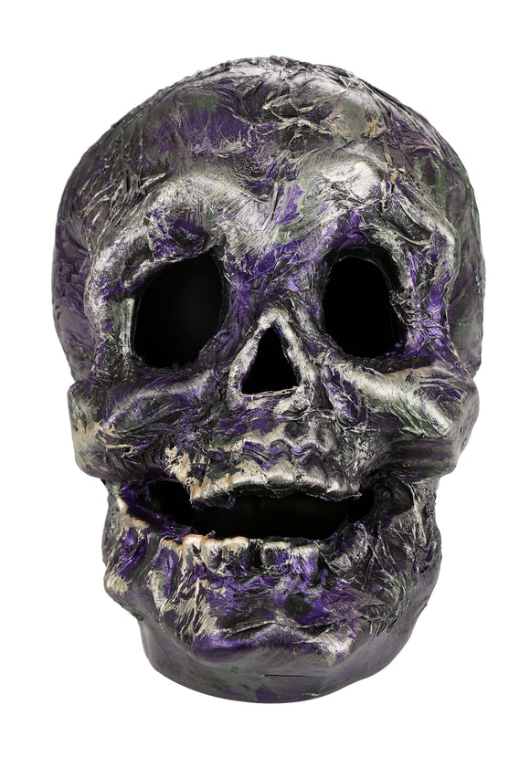 Skull with Color Changing LED Lights Halloween Decoration