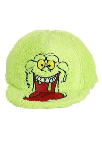 Slimer Fuzzy Flat Bill Cap