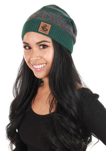 Slytherin Heathered Knit Green Beanie