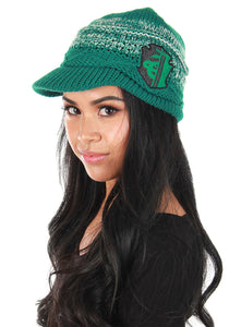 Knit Brim Slytherin Cap