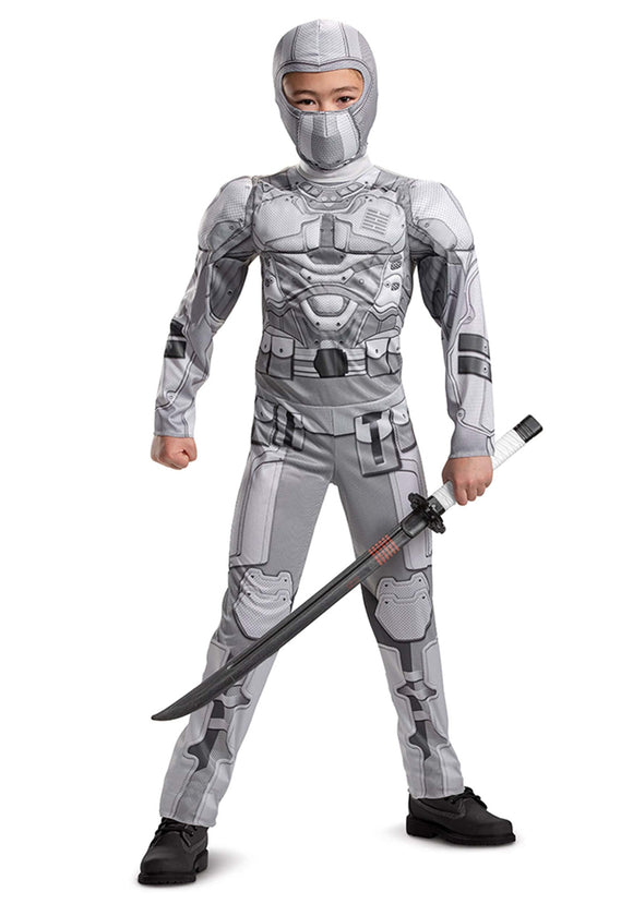 Kids Snake Eyes Movie Storm Shadow Classic Muscle Costume