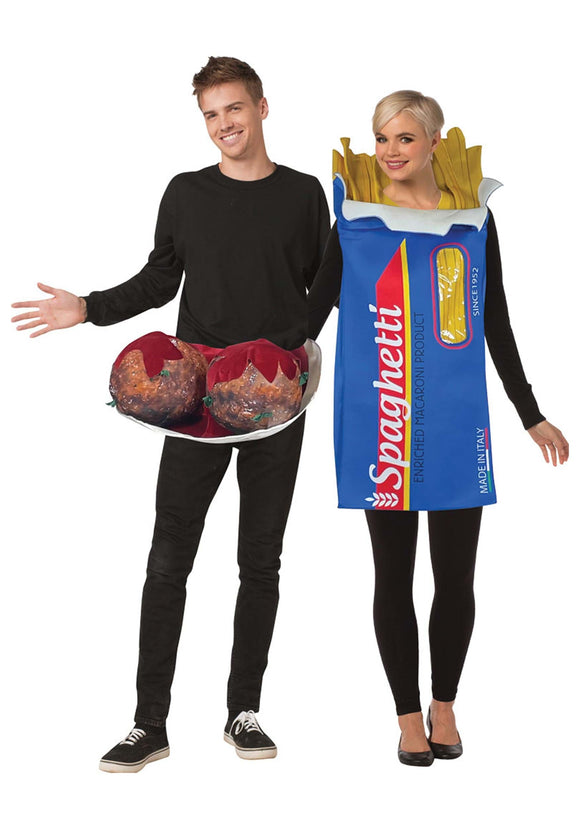 Couples Spaghetti and Meatballs Costume