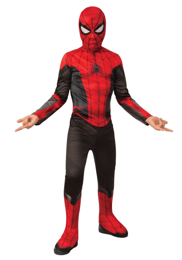 Spider-Man Far From Home Spider-Man Red and Black Classic Costume for Kids