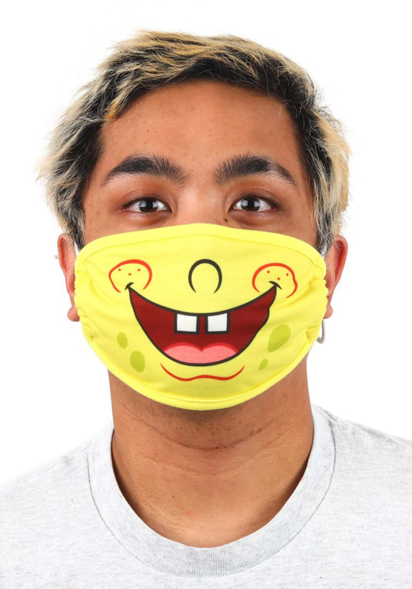 Spongebob Squarepants Safety Face Mask – Kids Halloween Costumes