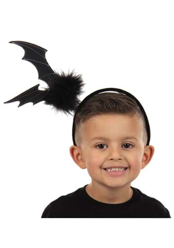 Black Springy Bat Headband