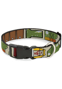 Boba Fett Utility Belt Star Wars Plastic Clip Pet Collar