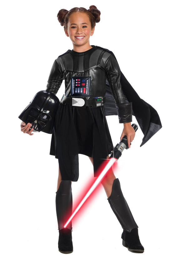 Star Wars Girls Darth Vader Deluxe Dress