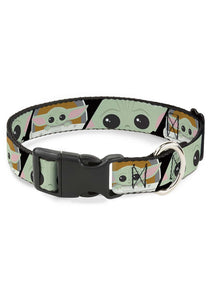 The Child Chibi Face Mandalorian Pet Collar