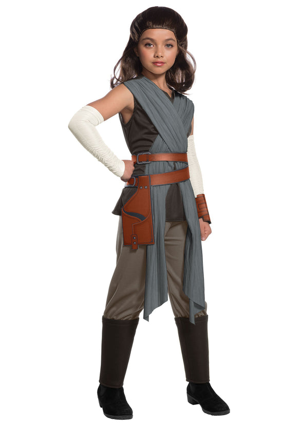 Star Wars The Last Jedi Deluxe Rey Kids Costume