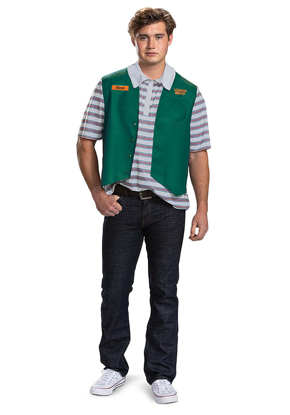 Adult Stranger Things Deluxe Video Stop Steve S4 Costume