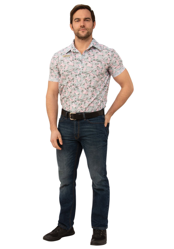 Men's Stranger Things Jim Hopper Hawaiian Shirt Costume