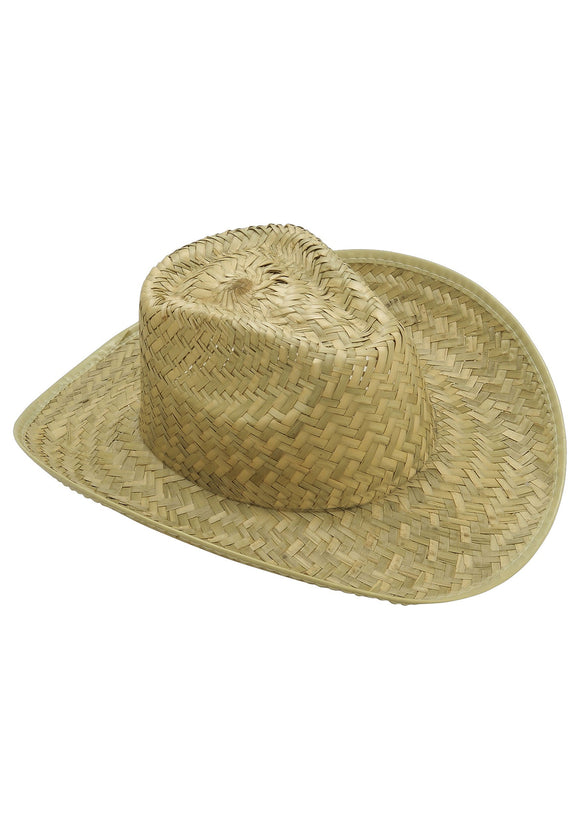 Straw Cowboy Hat for Adults