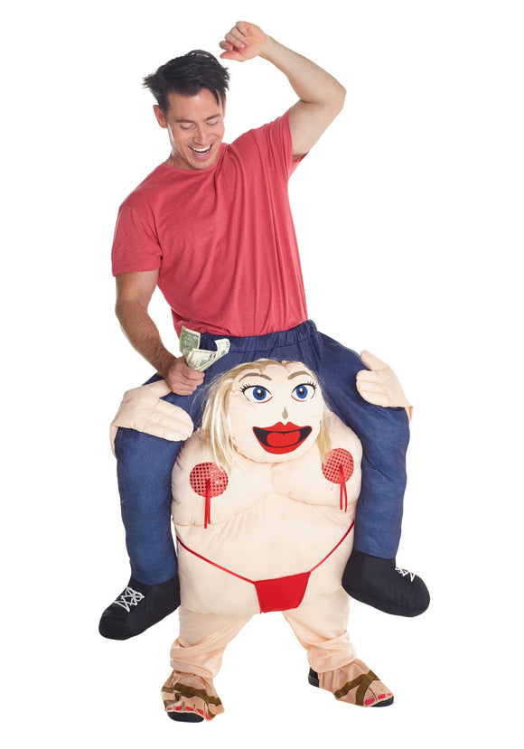 Stripper Piggyback Costume for Men