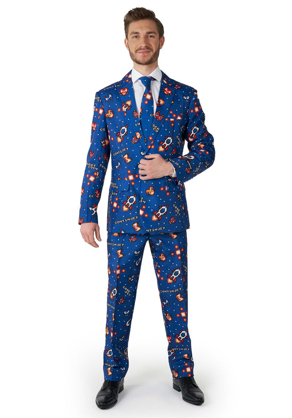Suitmeister Mens Gamer Navy Suit