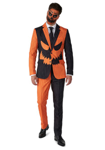 Adult Suitmeister Jack-O-Pinstripe Black