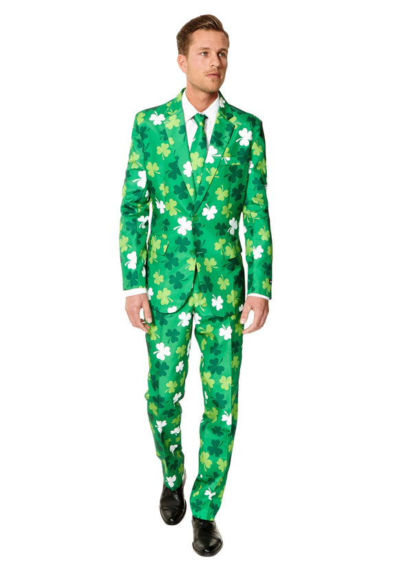 Men's SuitMeister St. Patrick's Day Clovers Suit
