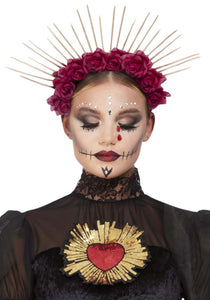 Sunburst Rose Day of the Dead Crown